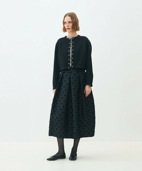 TOMORROWLAND / トゥモローランド カーディガン・ボレロ | ダンボールニット クルーネックジャケット | 詳細1