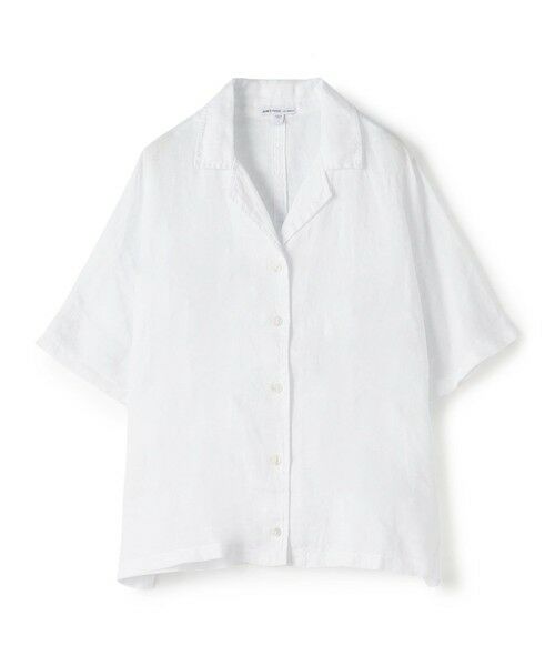 TOMORROWLAND / トゥモローランド シャツ・ブラウス | ライトウェイトリネン オープンカラーシャツ WKO3956(11 ホワイト)