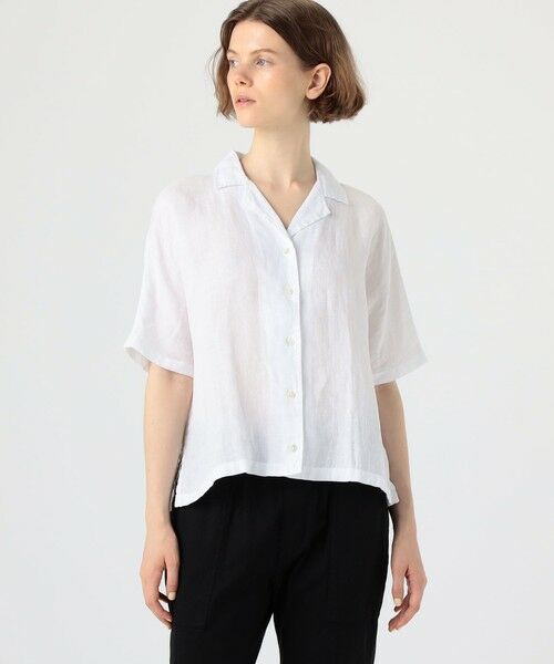 TOMORROWLAND / トゥモローランド シャツ・ブラウス | ライトウェイトリネン オープンカラーシャツ WKO3956 | 詳細2