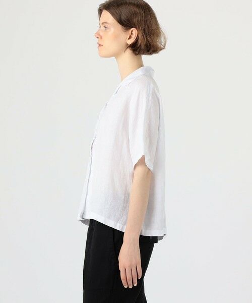 TOMORROWLAND / トゥモローランド シャツ・ブラウス | ライトウェイトリネン オープンカラーシャツ WKO3956 | 詳細3