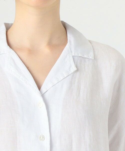 TOMORROWLAND / トゥモローランド シャツ・ブラウス | ライトウェイトリネン オープンカラーシャツ WKO3956 | 詳細5