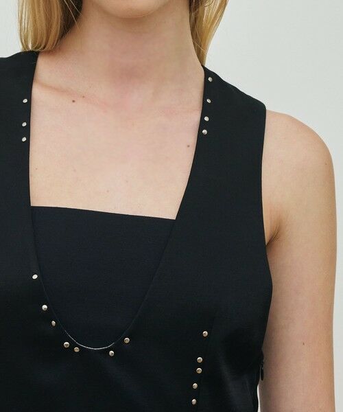 TOMORROWLAND / トゥモローランド シャツ・ブラウス | レーヨンサテン ノースリーブトップス | 詳細5