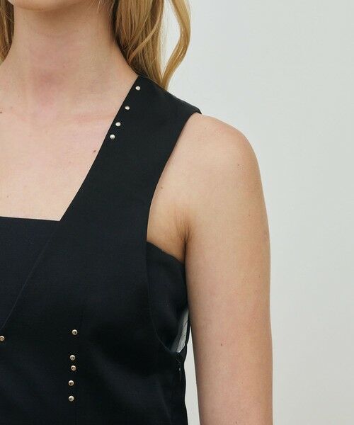 TOMORROWLAND / トゥモローランド シャツ・ブラウス | レーヨンサテン ノースリーブトップス | 詳細6