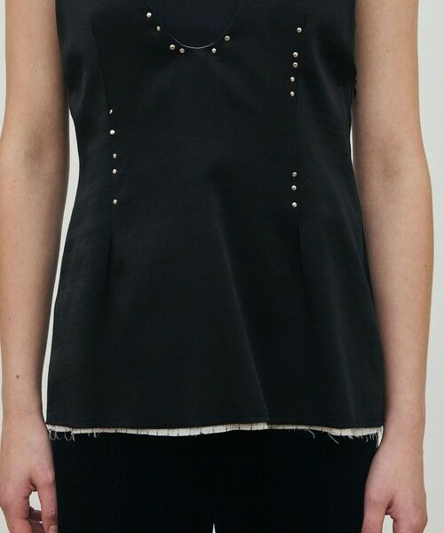 TOMORROWLAND / トゥモローランド シャツ・ブラウス | レーヨンサテン ノースリーブトップス | 詳細7