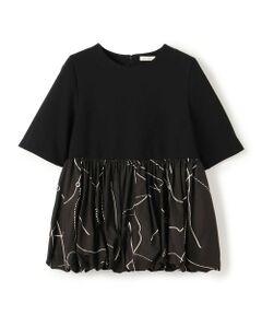 TOMORROWLAND / トゥモローランド シャツ・ブラウス | コードステッチプリント コンビバルーンプルオーバー