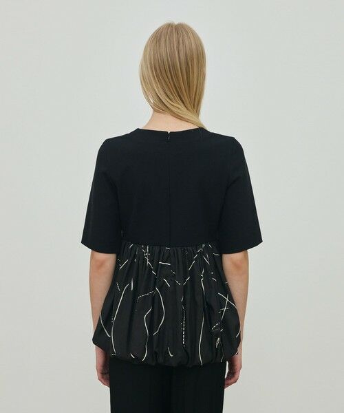 TOMORROWLAND / トゥモローランド シャツ・ブラウス | コードステッチプリント コンビバルーンプルオーバー | 詳細4