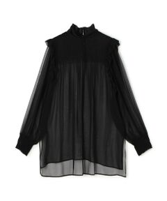 TOMORROWLAND / トゥモローランド シャツ・ブラウス（半袖以外） | シルクシフォン チュニックブラウス