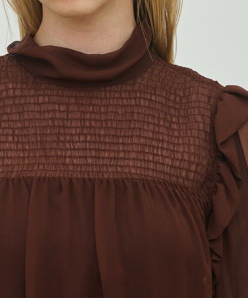 TOMORROWLAND / トゥモローランド シャツ・ブラウス（半袖以外） | シルクシフォン チュニックブラウス | 詳細5