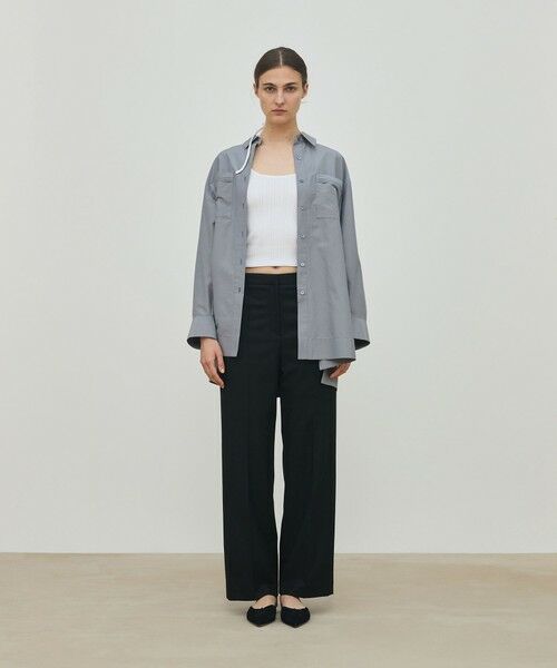 TOMORROWLAND / トゥモローランド シャツ・ブラウス（半袖以外） | コットンシルクポプリン チュニックシャツ | 詳細1