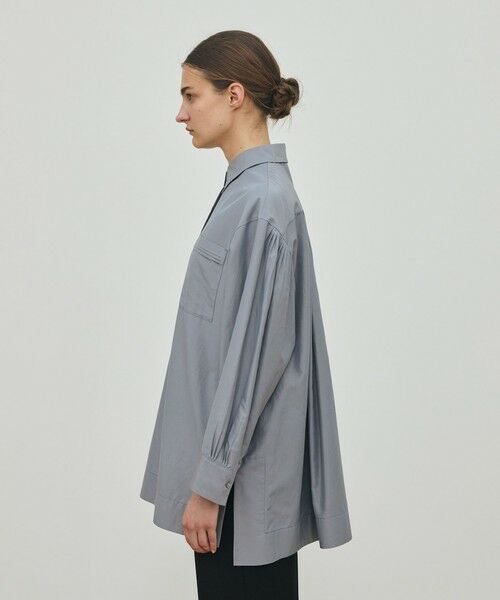 TOMORROWLAND / トゥモローランド シャツ・ブラウス（半袖以外） | コットンシルクポプリン チュニックシャツ | 詳細3