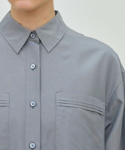 TOMORROWLAND / トゥモローランド シャツ・ブラウス（半袖以外） | コットンシルクポプリン チュニックシャツ | 詳細5