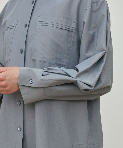 TOMORROWLAND / トゥモローランド シャツ・ブラウス（半袖以外） | コットンシルクポプリン チュニックシャツ | 詳細6