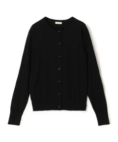 TOMORROWLAND / トゥモローランド カーディガン・ボレロ | ウーステッドウール クルーネックカーディガン