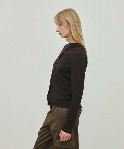 TOMORROWLAND / トゥモローランド カーディガン・ボレロ | ウーステッドウール クルーネックカーディガン | 詳細3