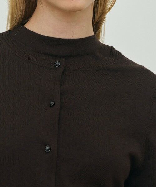 TOMORROWLAND / トゥモローランド カーディガン・ボレロ | ウーステッドウール クルーネックカーディガン | 詳細5