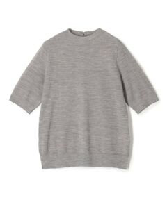 TOMORROWLAND / トゥモローランド ニット・セーター | ウーステッドウール ハーフスリーブプルオーバー