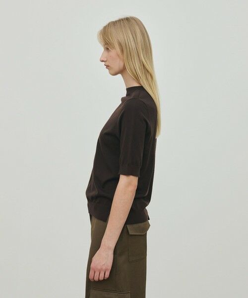 TOMORROWLAND / トゥモローランド ニット・セーター | ウーステッドウール ハーフスリーブプルオーバー | 詳細3