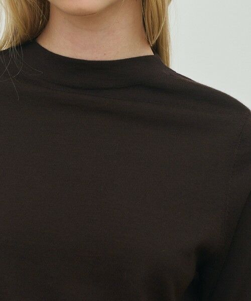 TOMORROWLAND / トゥモローランド ニット・セーター | ウーステッドウール ハーフスリーブプルオーバー | 詳細5