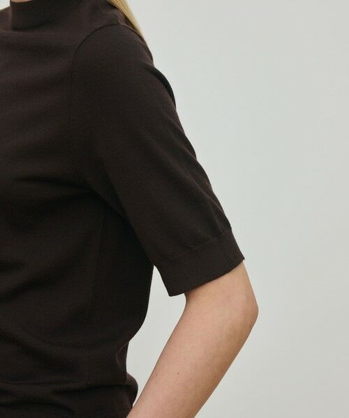 TOMORROWLAND / トゥモローランド ニット・セーター | ウーステッドウール ハーフスリーブプルオーバー | 詳細6