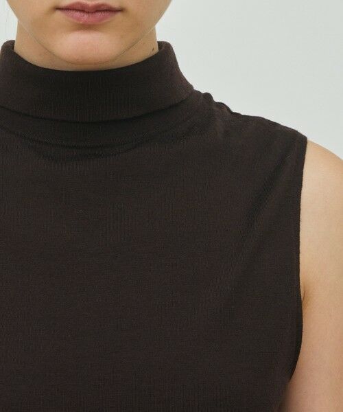 TOMORROWLAND / トゥモローランド ニット・セーター | ウーステッドウール ノースリーブプルオーバー | 詳細5