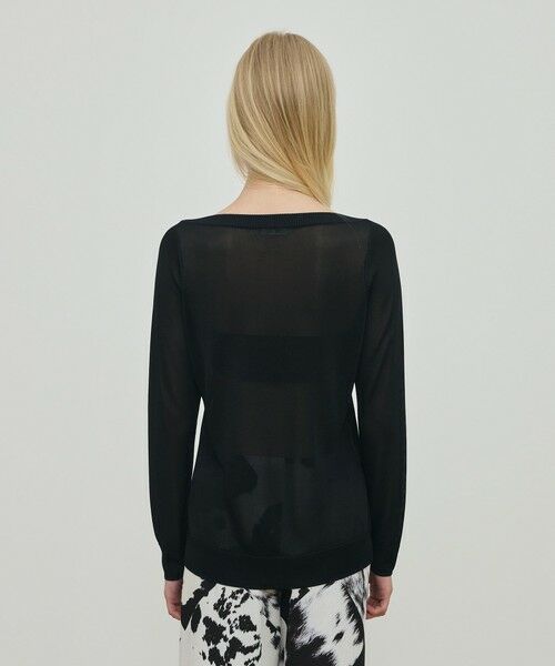 TOMORROWLAND / トゥモローランド ニット・セーター | マットレーヨン ボートネックプルオーバー | 詳細4