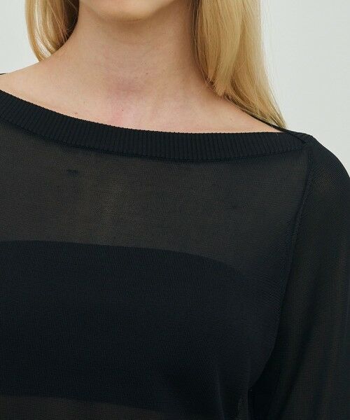 TOMORROWLAND / トゥモローランド ニット・セーター | マットレーヨン ボートネックプルオーバー | 詳細5