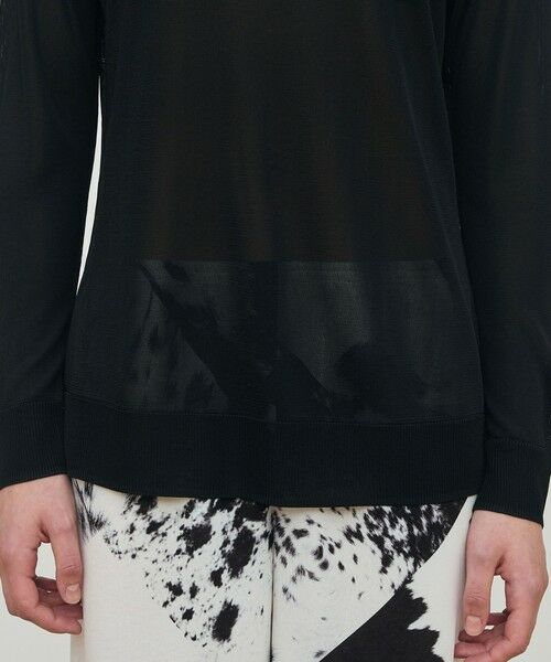 TOMORROWLAND / トゥモローランド ニット・セーター | マットレーヨン ボートネックプルオーバー | 詳細7