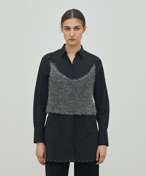 メタリックファーヤーン ビスチェ （キャミソール・チューブ