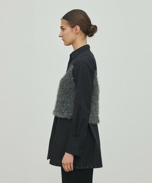 TOMORROWLAND / トゥモローランド キャミソール・チューブトップ | メタリックファーヤーン ビスチェ | 詳細3