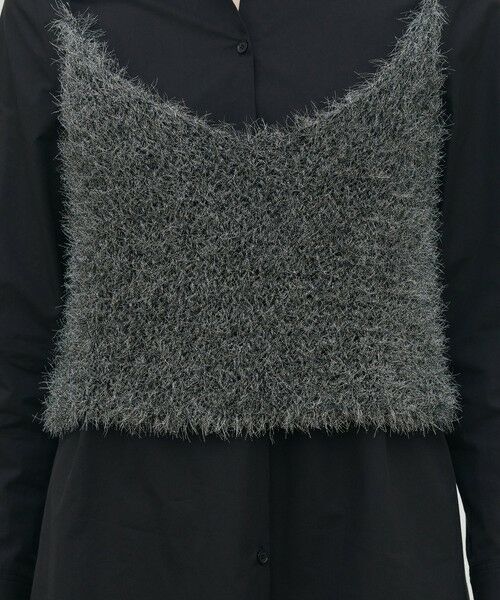 TOMORROWLAND / トゥモローランド キャミソール・チューブトップ | メタリックファーヤーン ビスチェ | 詳細7