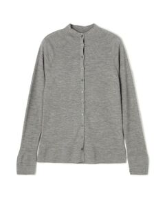 TOMORROWLAND / トゥモローランド カーディガン・ボレロ | ウーステッドウールファインリブ ビルドネックカーディガン