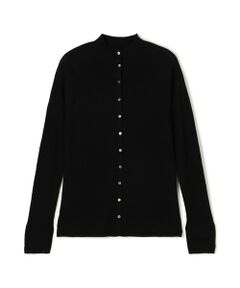 TOMORROWLAND / トゥモローランド カーディガン・ボレロ | ウーステッドウールファインリブ ビルドネックカーディガン