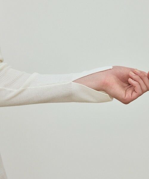 TOMORROWLAND / トゥモローランド カーディガン・ボレロ | ウーステッドウールファインリブ ビルドネックカーディガン | 詳細6