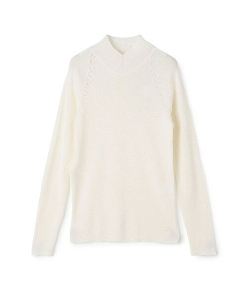 TOMORROWLAND / トゥモローランド ニット・セーター | ウーステッドウールファインリブ Vネックプルオーバー(11 ホワイト)