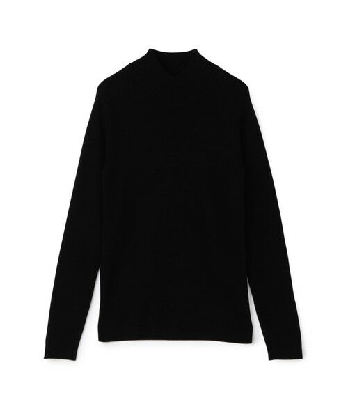 TOMORROWLAND / トゥモローランド ニット・セーター | ウーステッドウールファインリブ Vネックプルオーバー(19 ブラック)