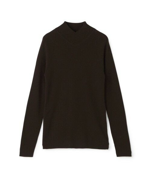 TOMORROWLAND / トゥモローランド ニット・セーター | ウーステッドウールファインリブ Vネックプルオーバー(49 ダークブラウン)