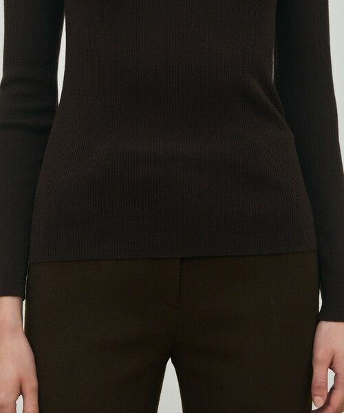 TOMORROWLAND / トゥモローランド ニット・セーター | ウーステッドウールファインリブ Vネックプルオーバー | 詳細7