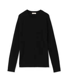 TOMORROWLAND / トゥモローランド ニット・セーター | ウーステッドウールファインリブ クルーネックプルオーバー