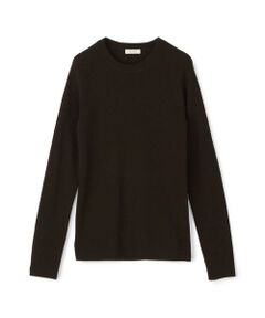 TOMORROWLAND / トゥモローランド ニット・セーター | ウーステッドウールファインリブ クルーネックプルオーバー