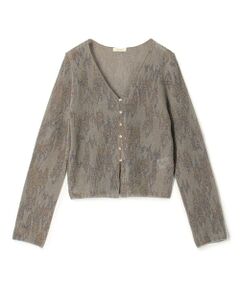 TOMORROWLAND / トゥモローランド カーディガン・ボレロ | ソフトラメジャカード Vネックカーディガン