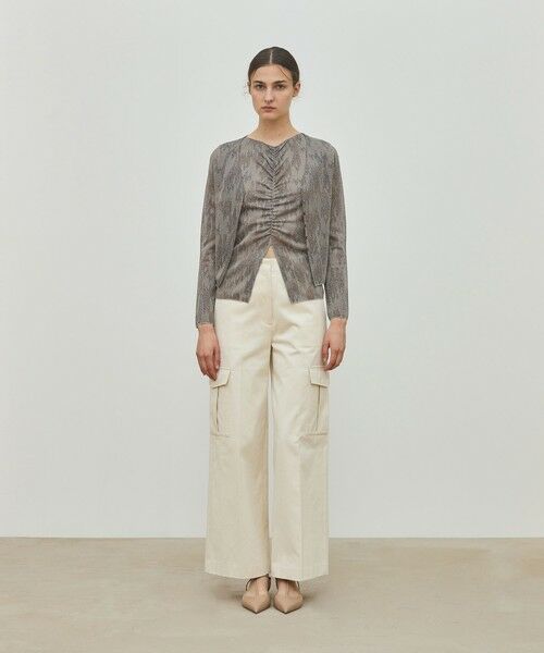 TOMORROWLAND / トゥモローランド カーディガン・ボレロ | ソフトラメジャカード Vネックカーディガン | 詳細1