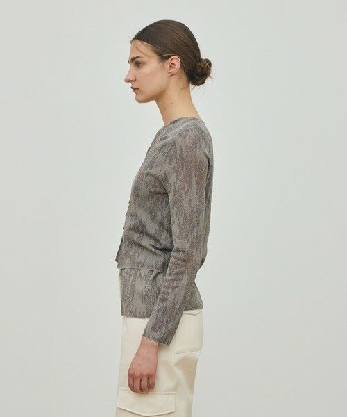 TOMORROWLAND / トゥモローランド カーディガン・ボレロ | ソフトラメジャカード Vネックカーディガン | 詳細4