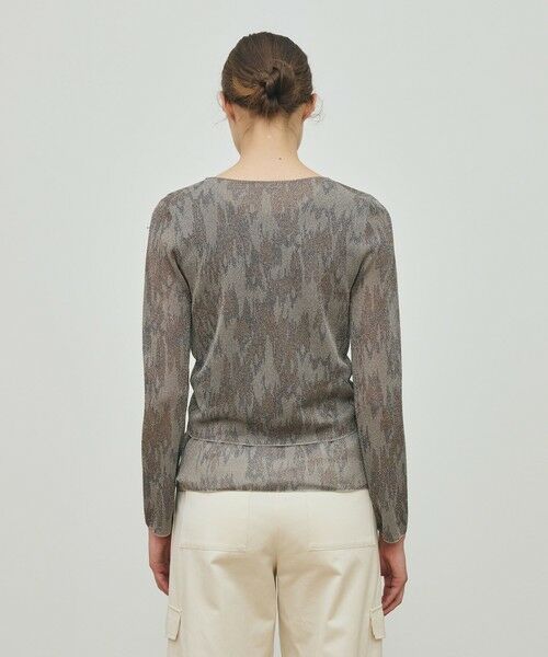 TOMORROWLAND / トゥモローランド カーディガン・ボレロ | ソフトラメジャカード Vネックカーディガン | 詳細5