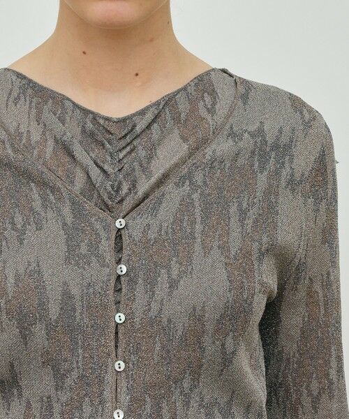 TOMORROWLAND / トゥモローランド カーディガン・ボレロ | ソフトラメジャカード Vネックカーディガン | 詳細6