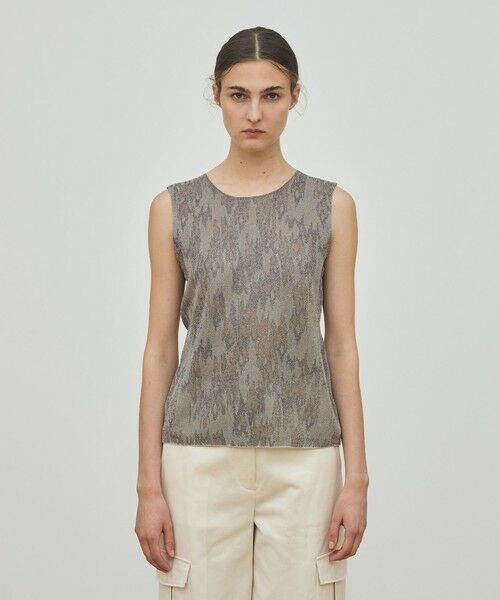 TOMORROWLAND / トゥモローランド ニット・セーター | ソフトラメジャカード ノースリーブプルオーバー | 詳細2