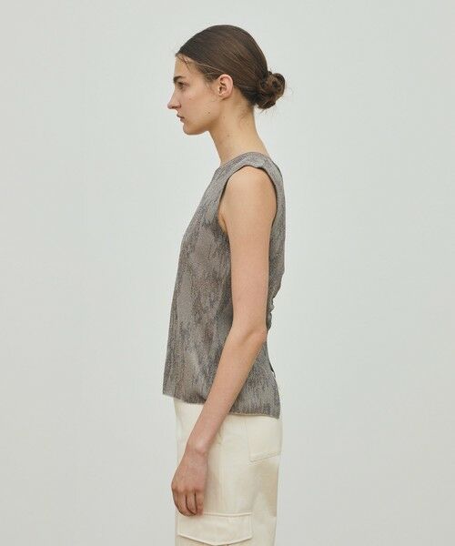 TOMORROWLAND / トゥモローランド ニット・セーター | ソフトラメジャカード ノースリーブプルオーバー | 詳細3
