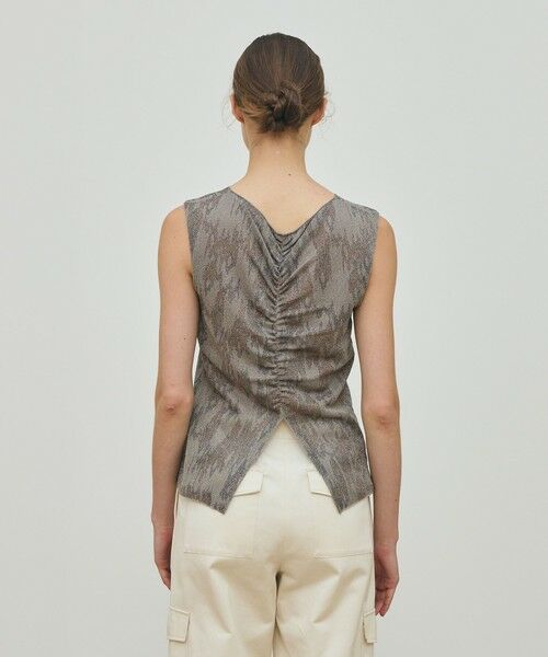 TOMORROWLAND / トゥモローランド ニット・セーター | ソフトラメジャカード ノースリーブプルオーバー | 詳細4