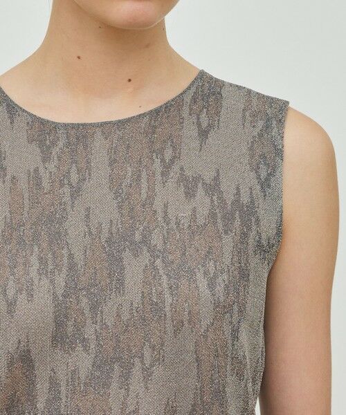 TOMORROWLAND / トゥモローランド ニット・セーター | ソフトラメジャカード ノースリーブプルオーバー | 詳細5