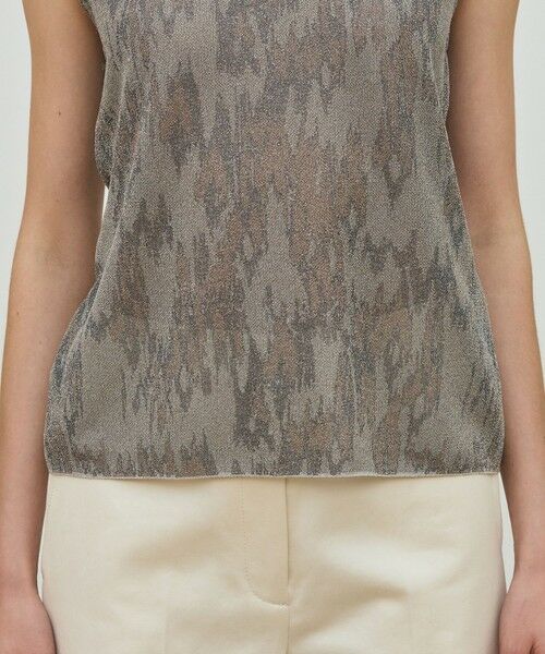 TOMORROWLAND / トゥモローランド ニット・セーター | ソフトラメジャカード ノースリーブプルオーバー | 詳細7