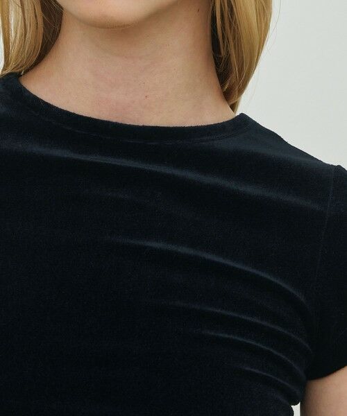 TOMORROWLAND / トゥモローランド Tシャツ | ブライトベロア ミニTシャツ | 詳細5